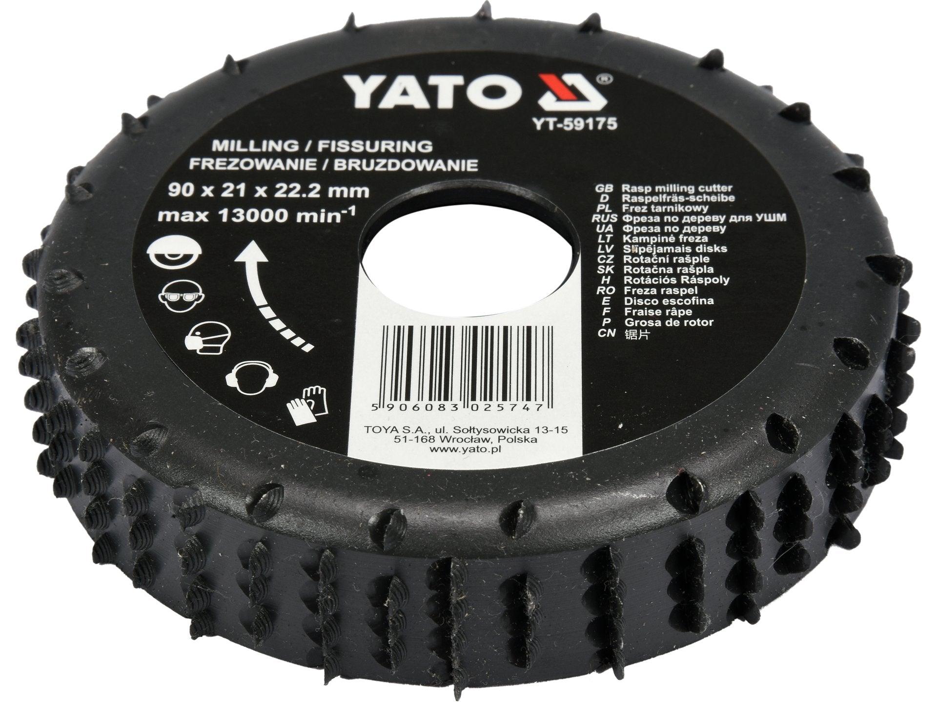 FREZĂ RAȘPEL 90X21X22.2MM YATO YT-59175