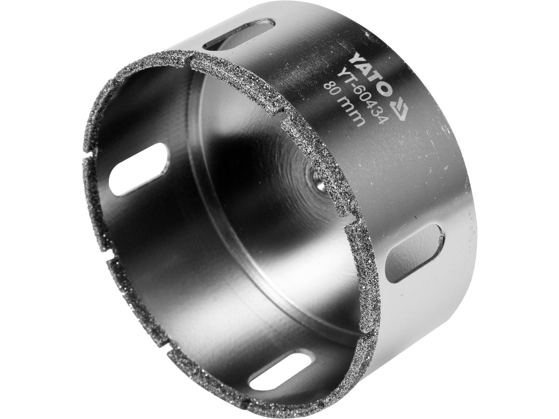 CAROTĂ DIAMANTATĂ PLĂCI CERAMICE 80MM YATO YT-60434