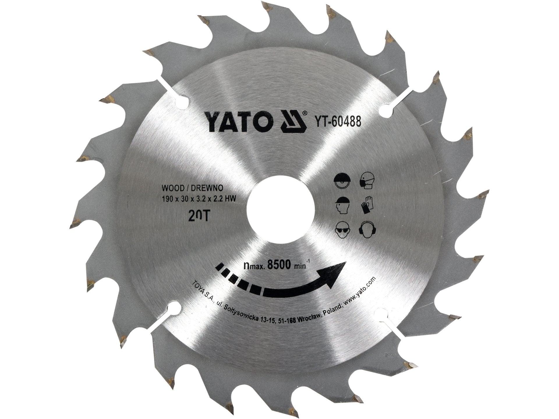 DISC FIERĂSTRĂU CIRCULAR PENTRU LEMN 350X84X30MM YATO YT-6083