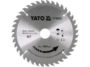 DISC CIRCULAR LEMN, 210X30X3.2MM, 40 DINȚI YATO YT-60652