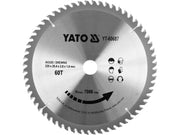 DISC CIRCULAR PENTRU LEMN 235X60TX25,4MM YATO YT-60687