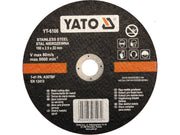 DISC PENTRU TAIAT METAL/INOX 180X2,5X22 MM YATO YT-6106