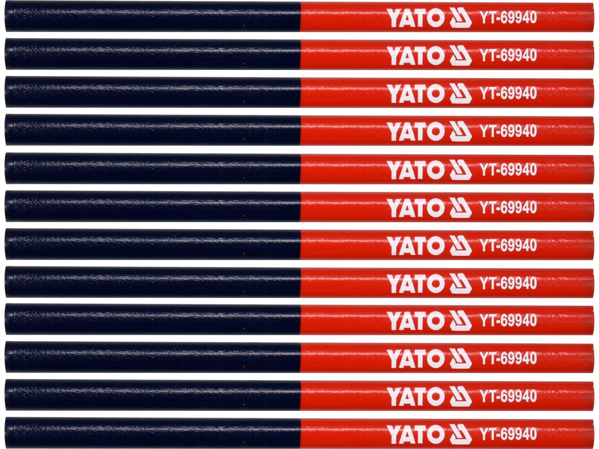 SET 12 CREIOANE TEHNICE, CAP DUBLU, 2 CULORI YATO YT-69940