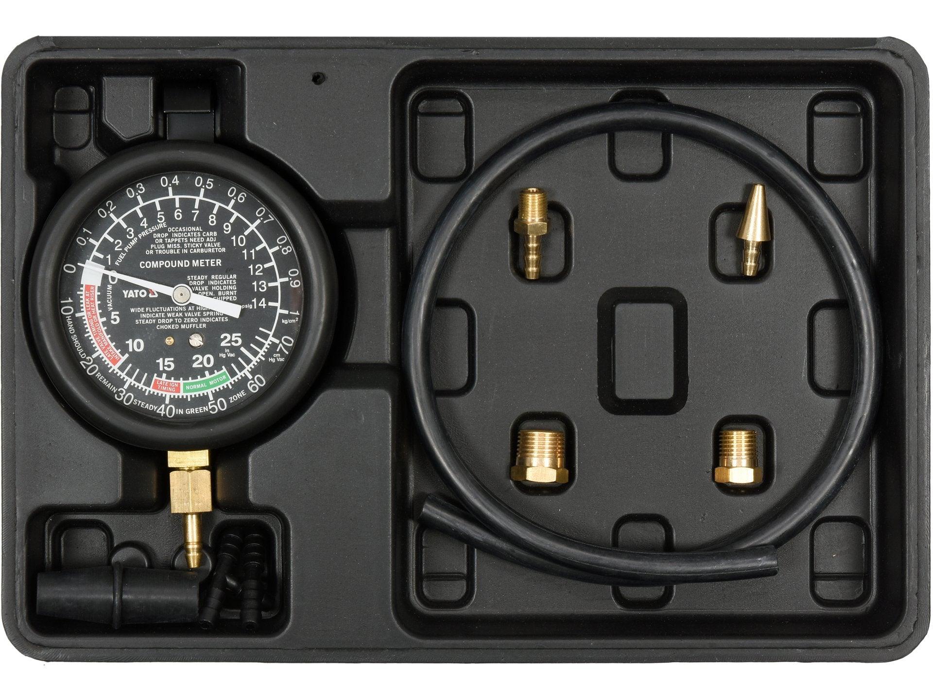 TESTER POMPĂ VACUUM ȘI COMPRESIE YATO YT-73050