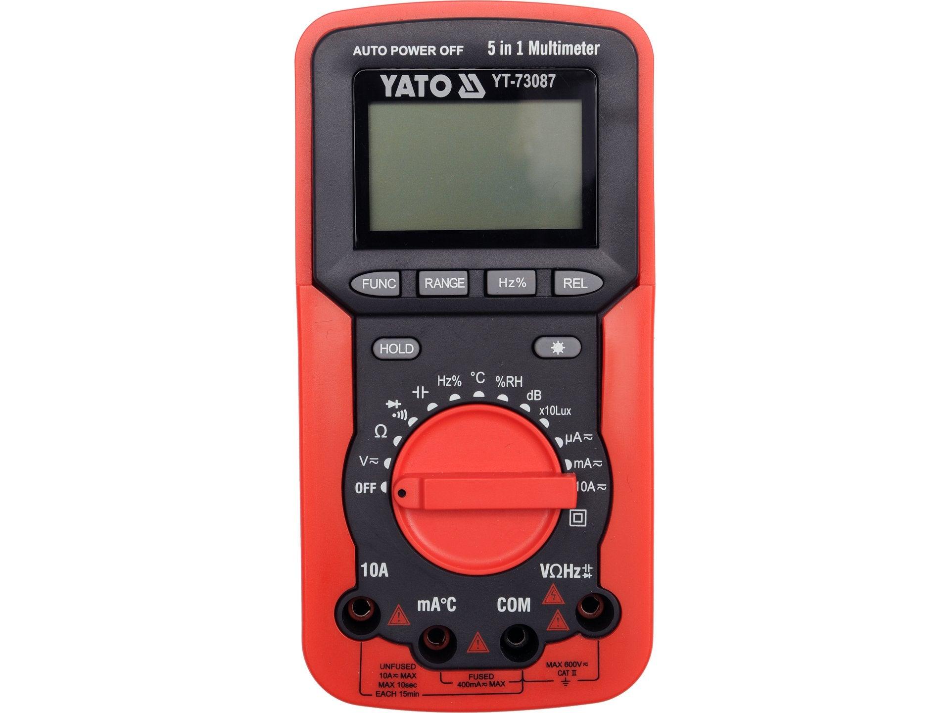 MULTIMETRU UNIVERSAL 5 ÎN 1 YATO YT-73087