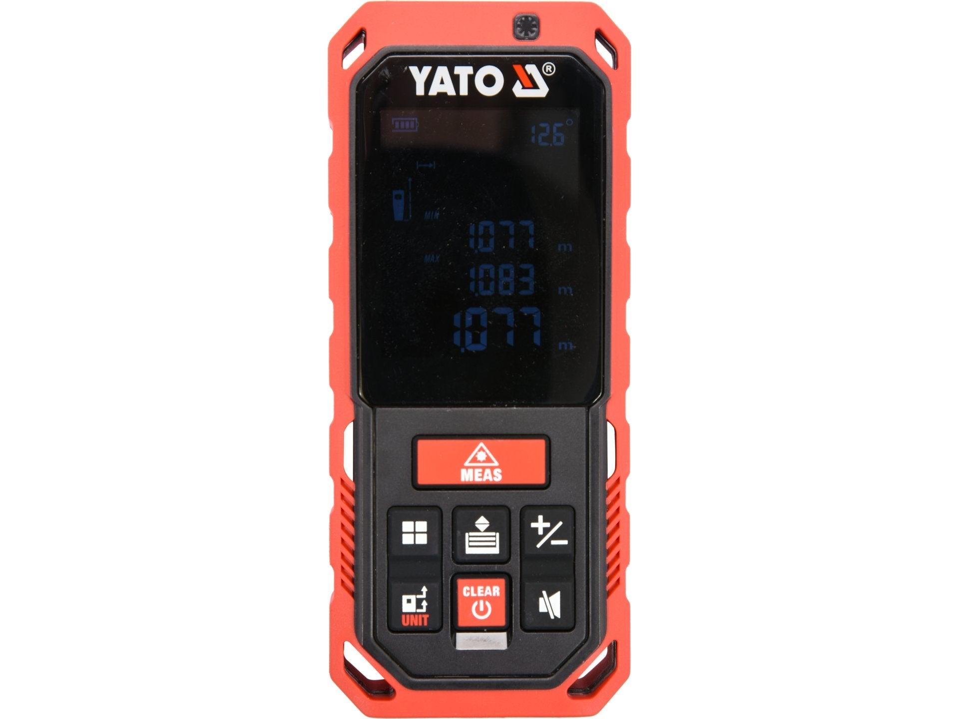 TELEMETRU CU LASER, 0.2-40M, CALCUL SUPRAFAȚĂ ȘI VOLUM YATO YT-73126