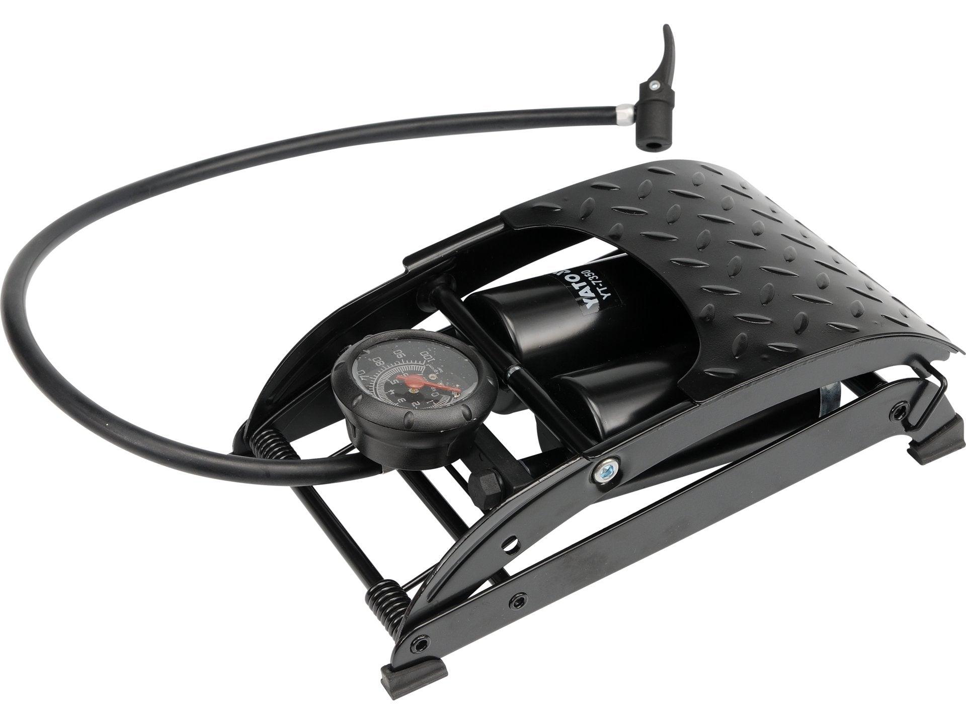 POMPĂ PICIOR CU MANOMETRU 2 CILINDRI YATO YT-7350