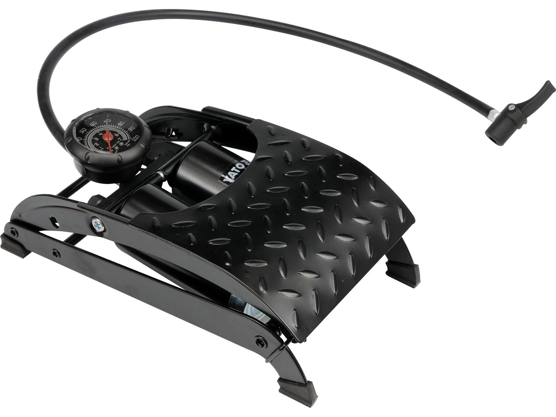 POMPĂ PICIOR CU MANOMETRU 2 CILINDRI YATO YT-7350