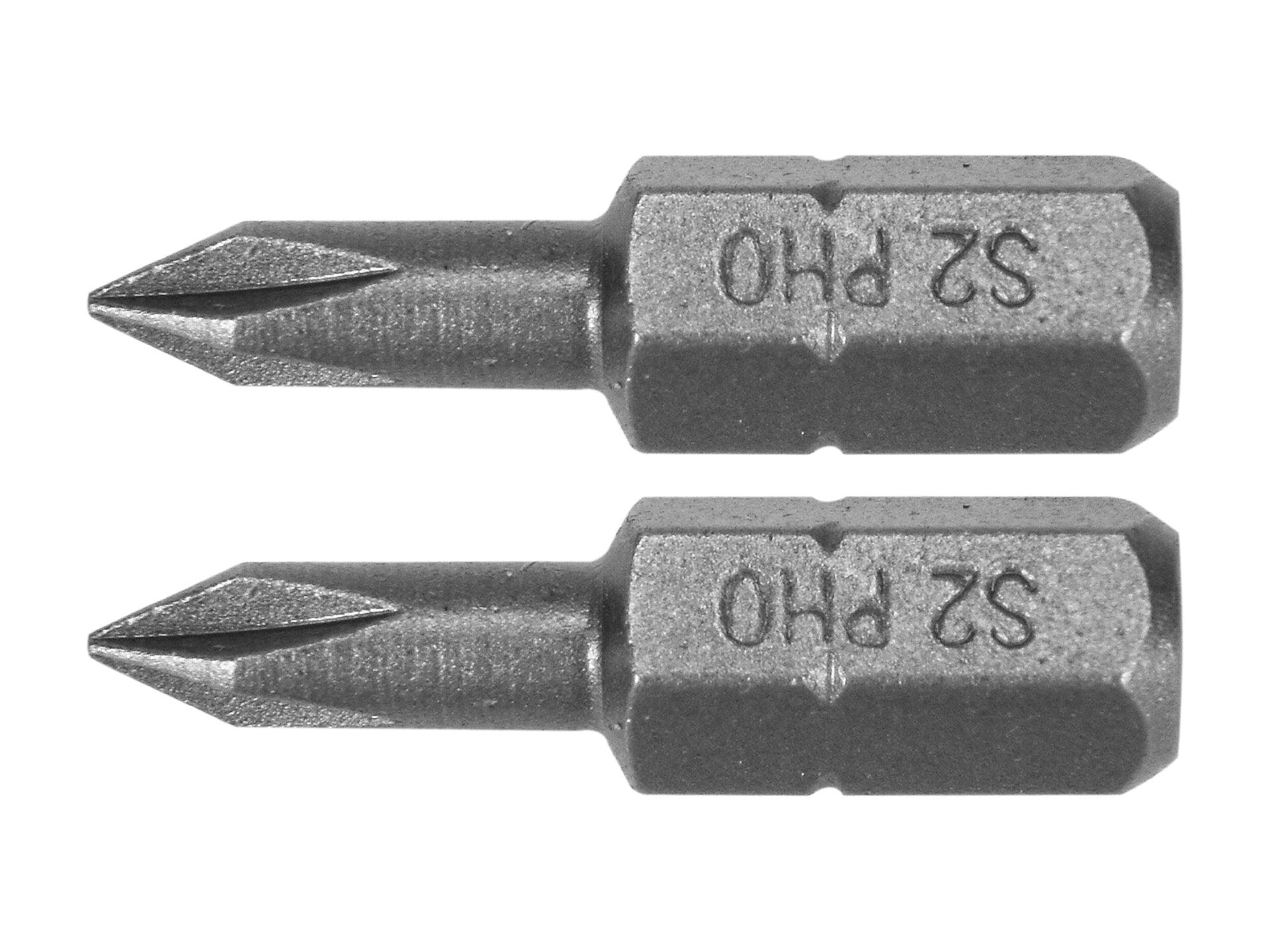 BIȚI 1/4''X25MM PH0, 2 BUC YATO YT-77870