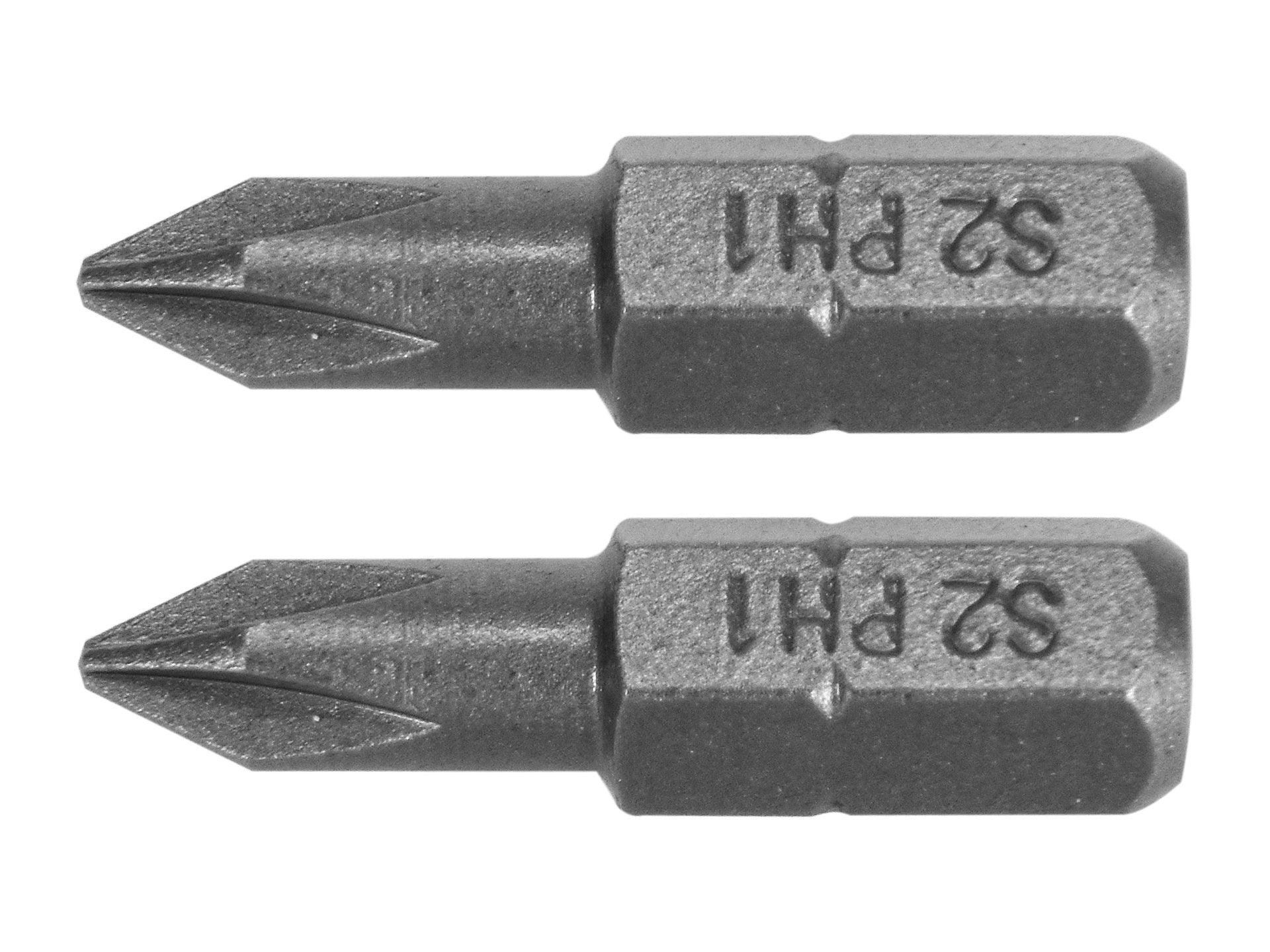 BIȚI 1/4''X25MM PH1, 2 BUC YATO YT-77871