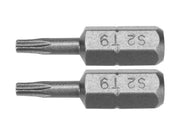 BIȚI 1/4''X25MM TORX T9, 2 BUC YATO YT-77901