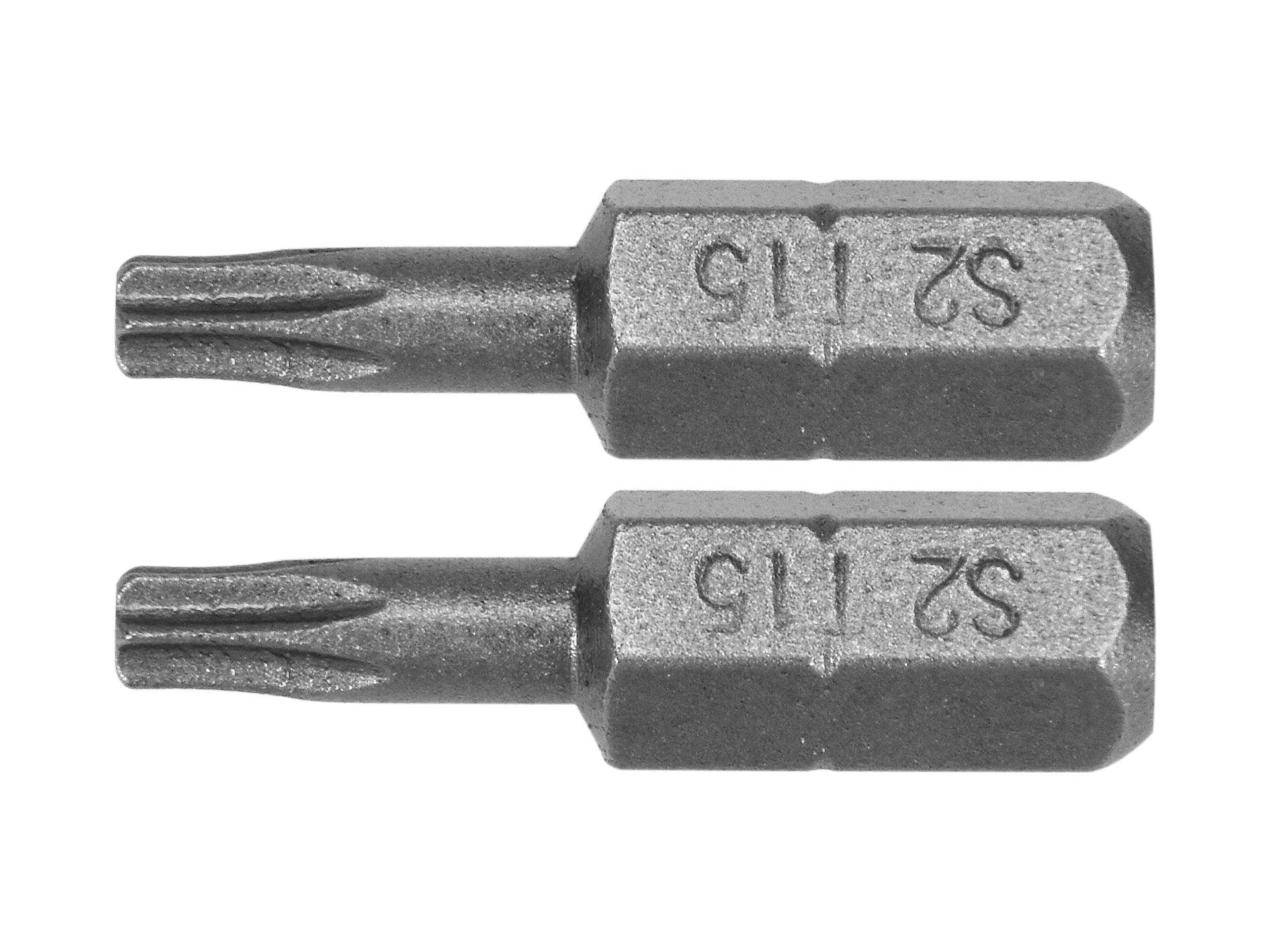 BIȚI 1/4''X25MM TORX T15, 2 BUC YATO YT-77903