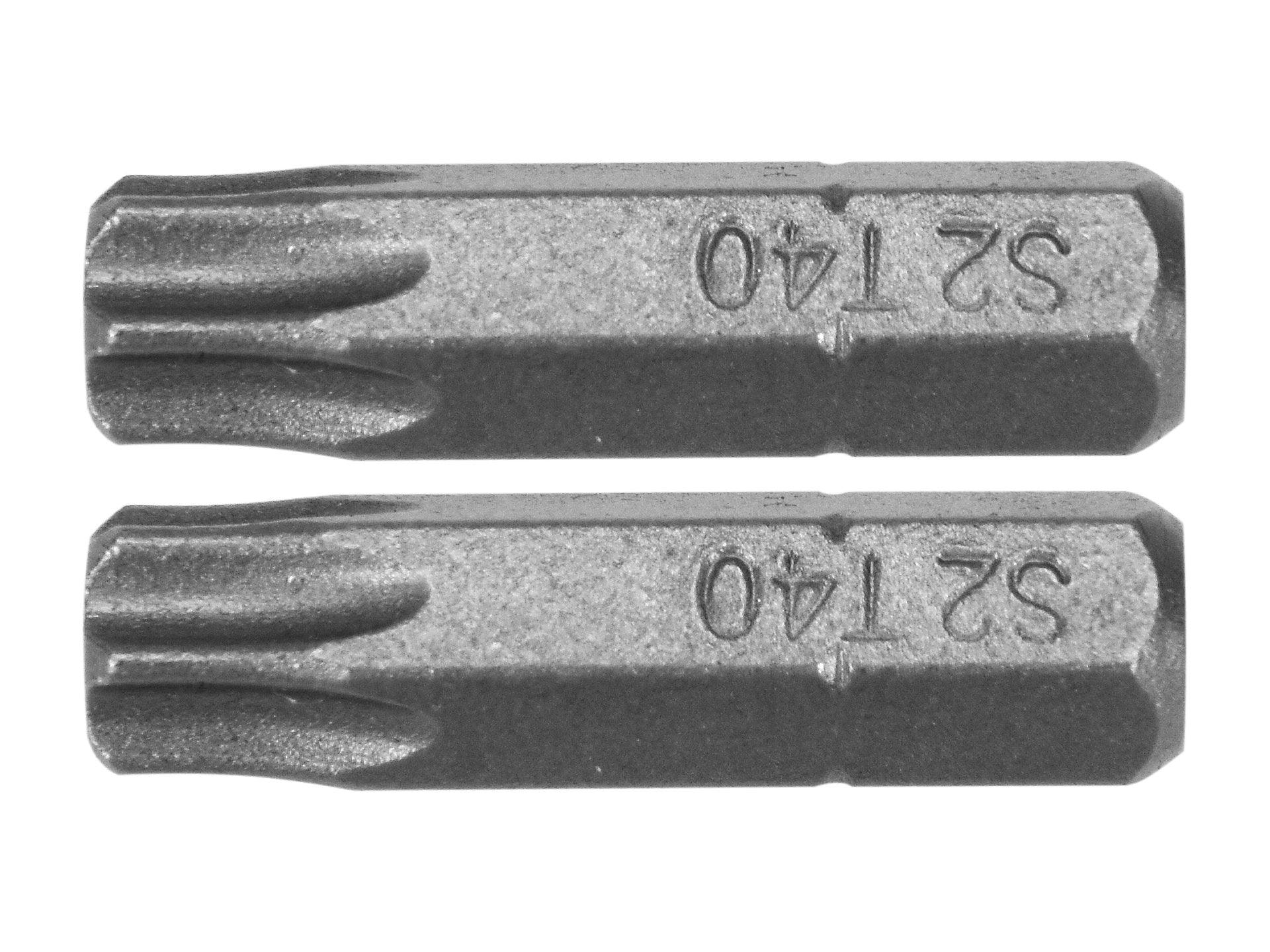 BIȚI 1/4''X25MM TORX T40, 2 BUC YATO YT-77908