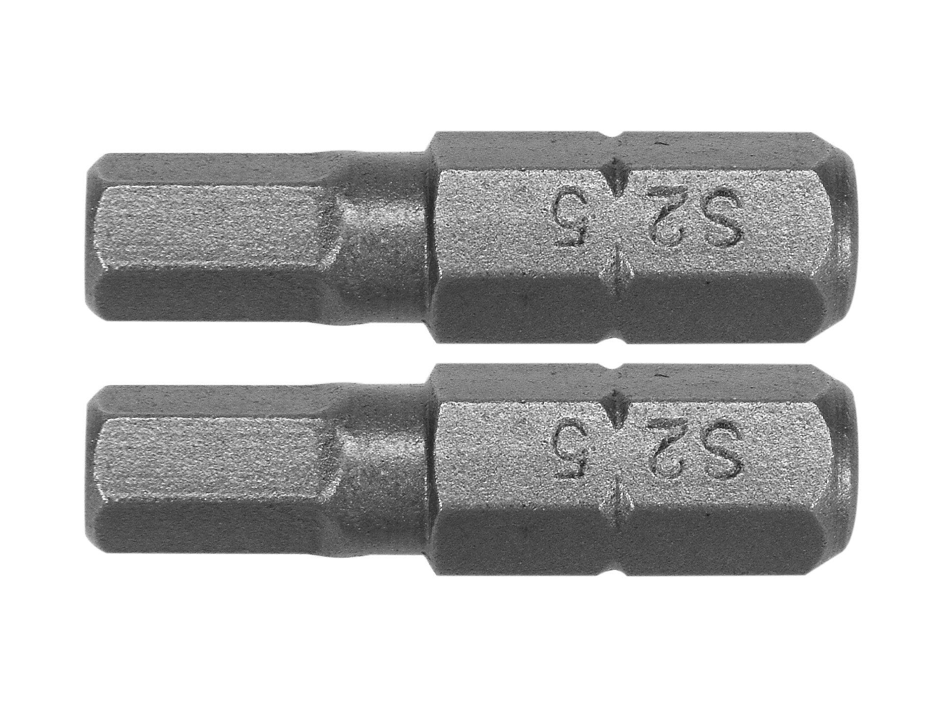 BIȚI 1/4''X25MM HEXAGONAL H5, 2 BUC YATO YT-77922