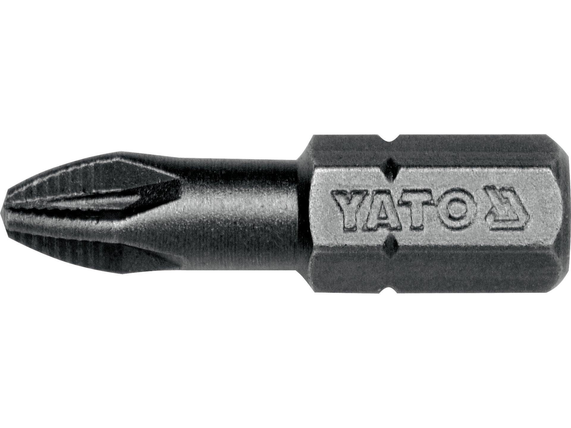 TRUSĂ BIȚI 1/4''X25MM, PZ2, 50 BUC YATO YT-7811