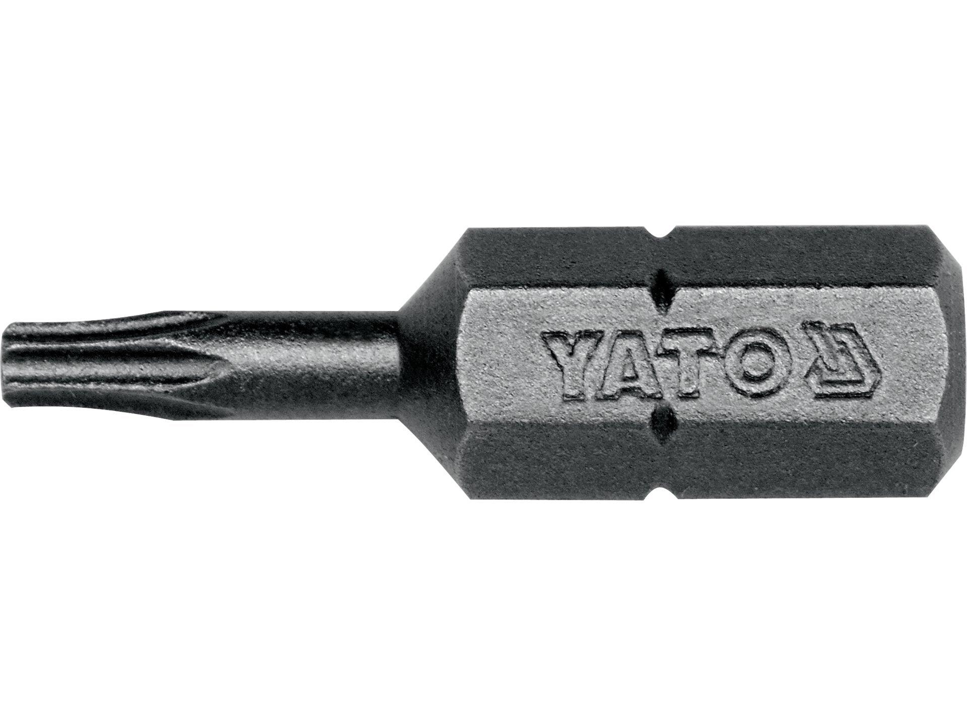 TRUSĂ BIȚI 1/4''X25MM, TORX T8, 50 BUC YATO YT-7813