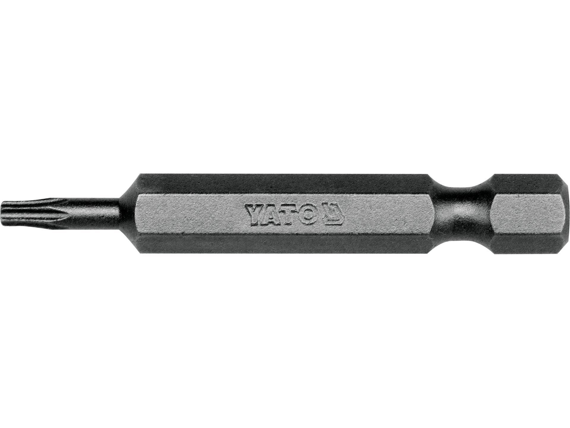 TRUSĂ BIȚI 1/4''X50MM,TORX T8, 50 BUC YATO YT-7853