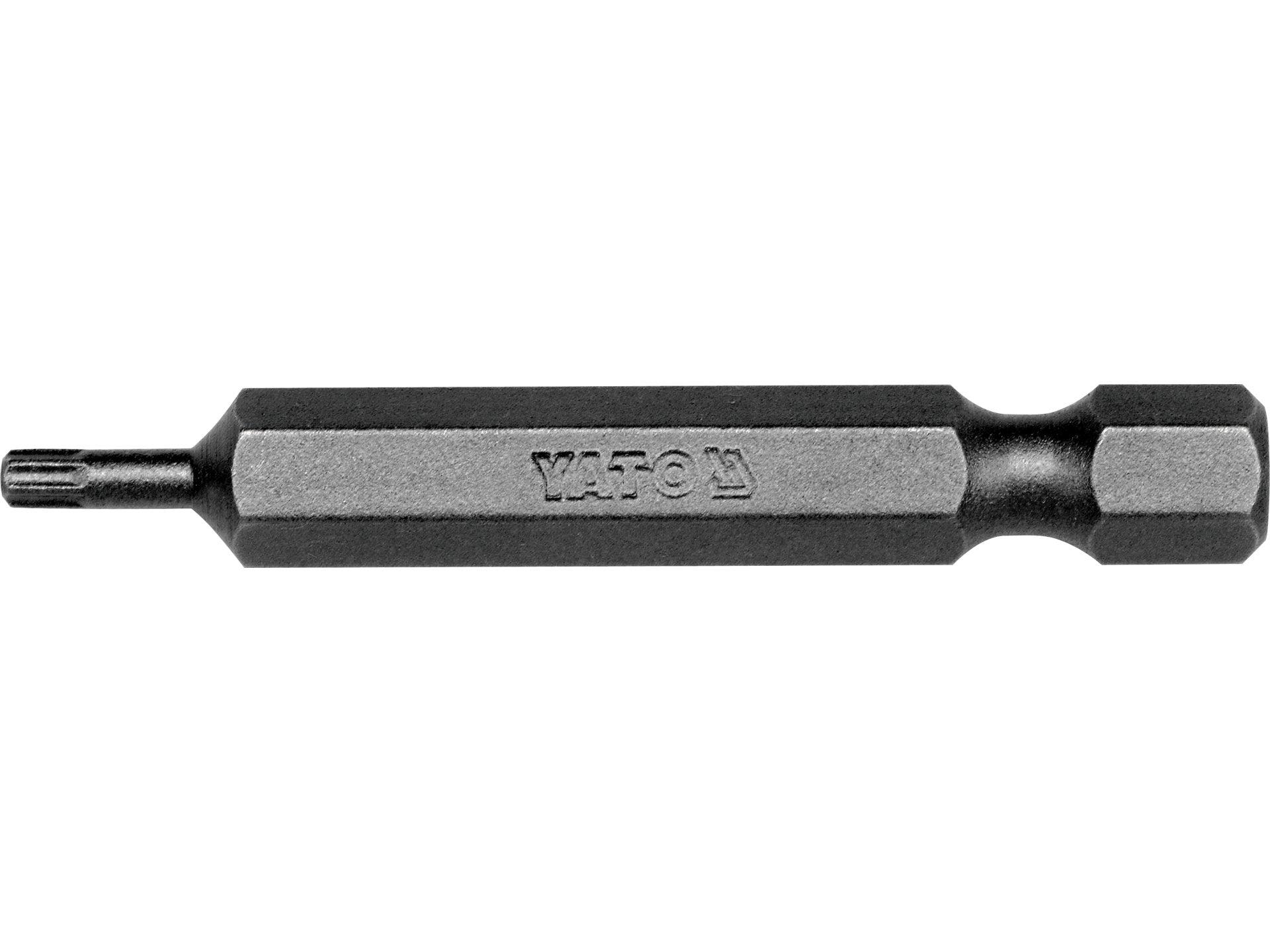 TRUSĂ BIȚI1/4''X50MM, TORX SECURIT, T10, 50 BUC YATO YT-7862