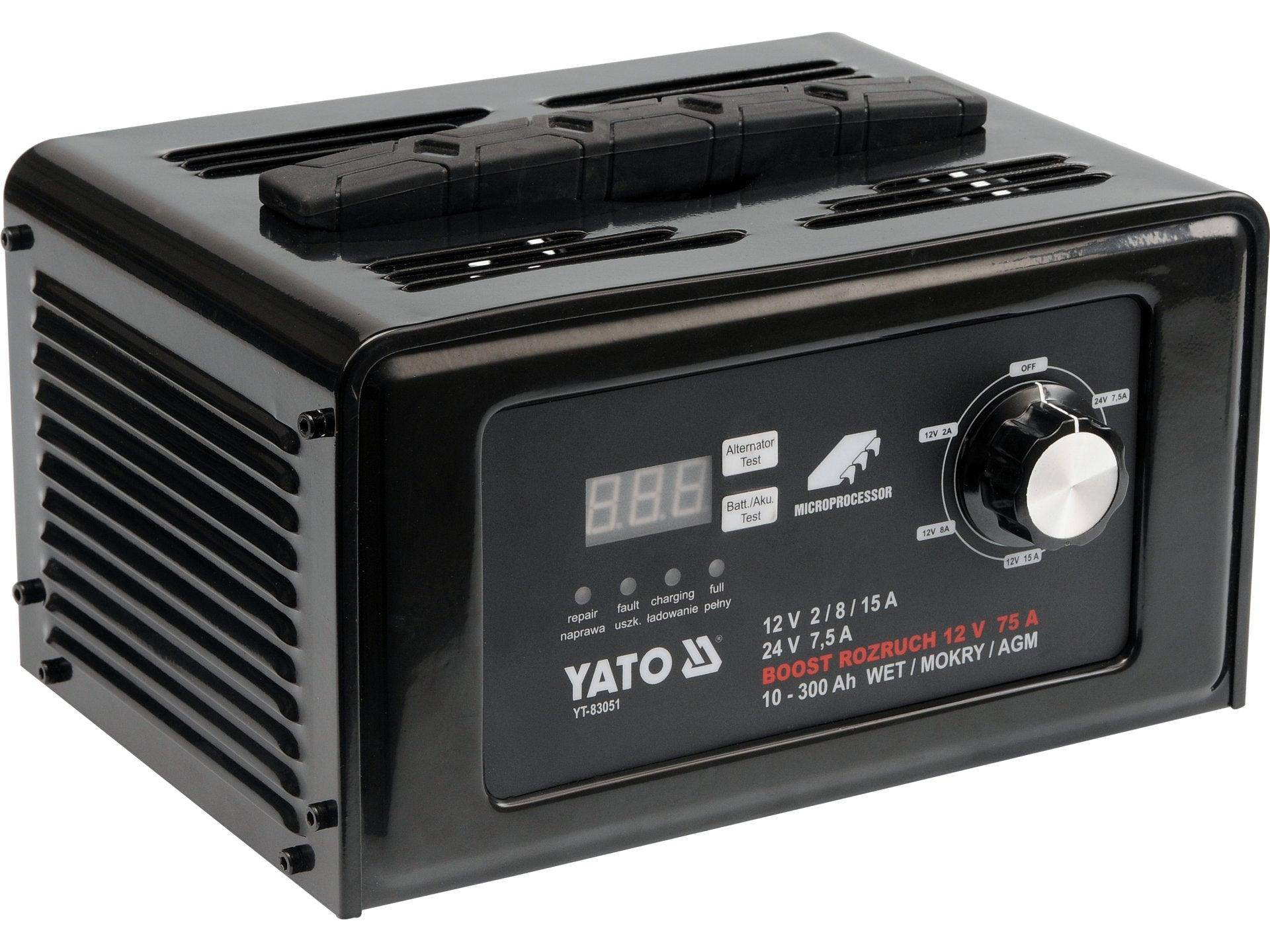REDRESOR BATERIE AUTO 23V/50HZ, 12V/24V YATO YT-83051